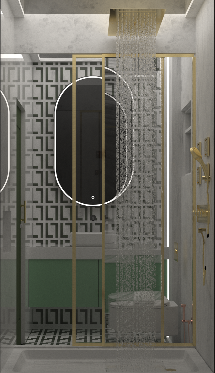 Brown Tile Concept Main Render