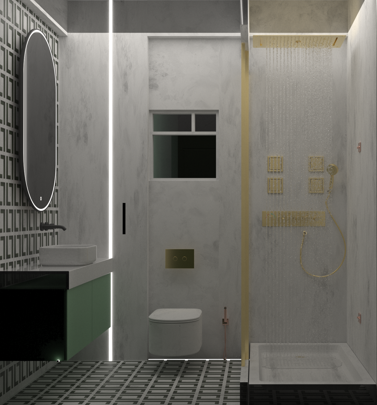 Secondary View - Brown Tile